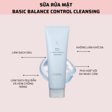  Sữa rửa mặt tẩy tế bào chết, dưỡng ẩm, giúp tẩy trang và tẩy da chết JLP Balance Control Cleansing 180g - Nhập khẩu từ Nhật Bản 