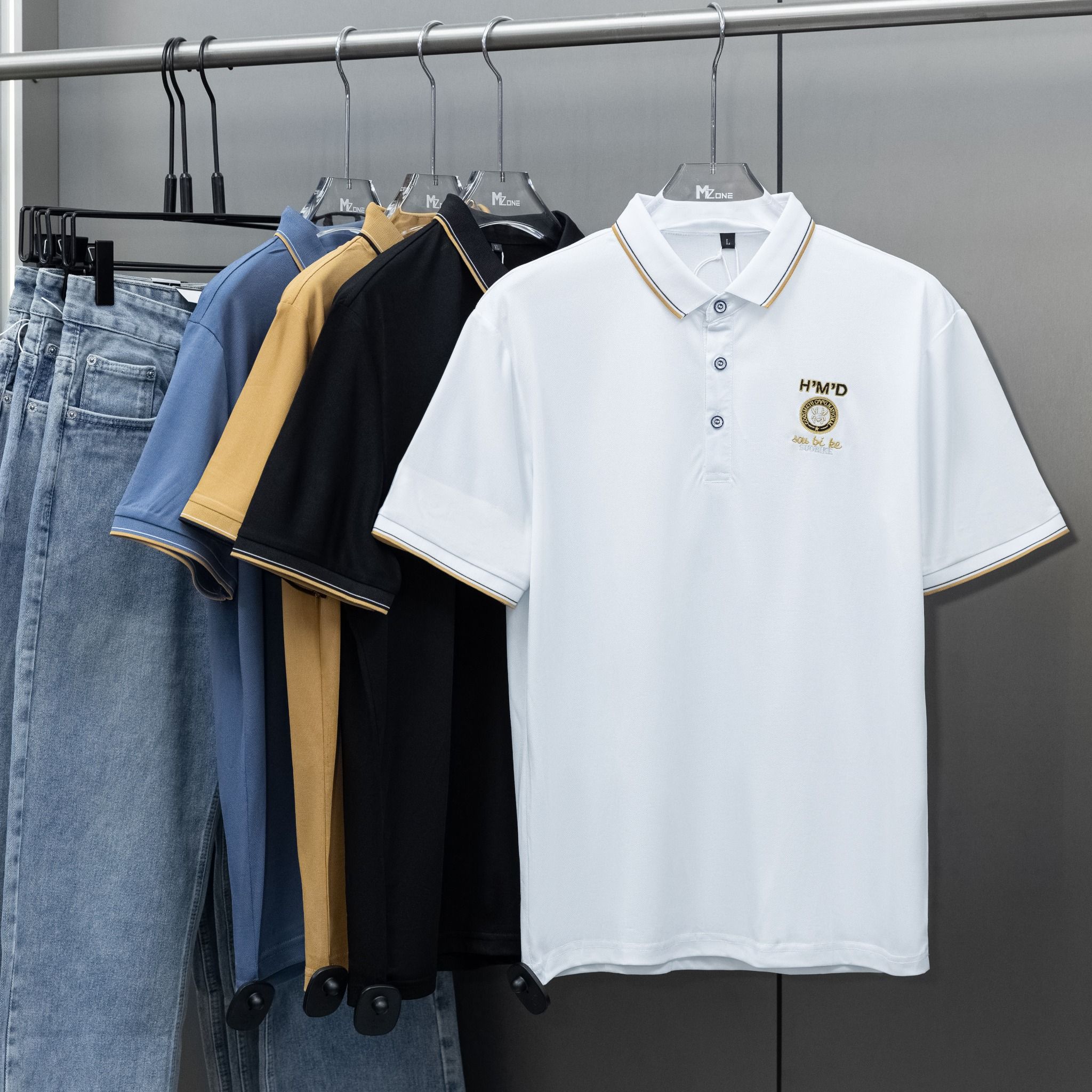  ÁO POLO SLIMFIT THÊU LOGO - 603 