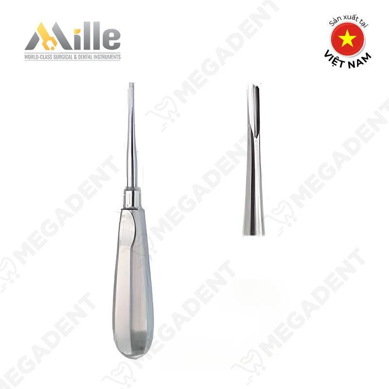 Root Elevatos Apexo 2.5x9mm (Straight) - Cây nạy chân răng (Nạy thẳng) - Cái