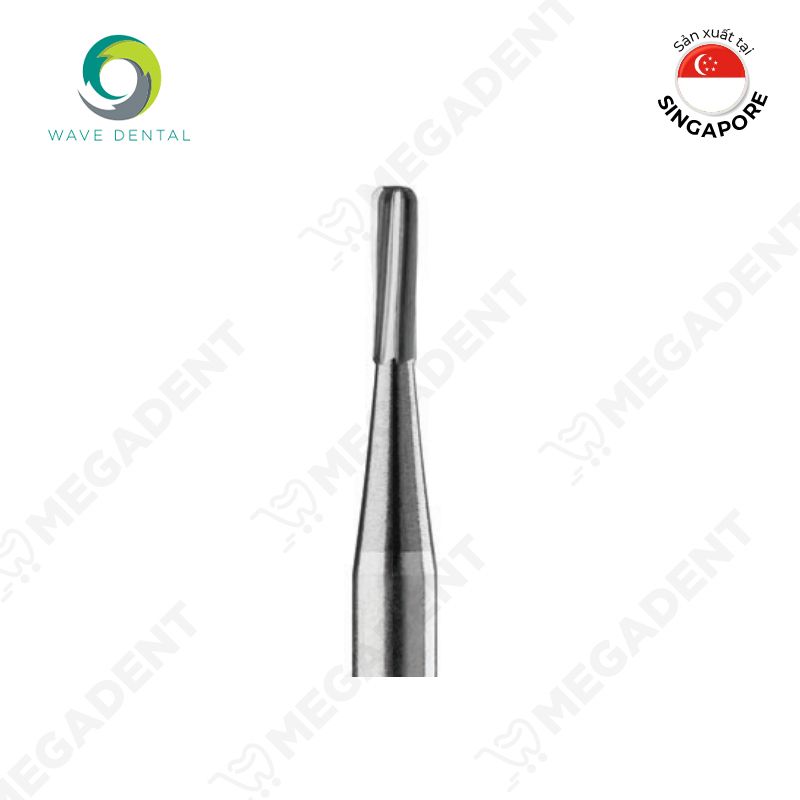 Operative - Straight fissure head with rounded end-Amalgam prep - Mũi khoan Carbide mũi trụ đầu bờ vai - Cái