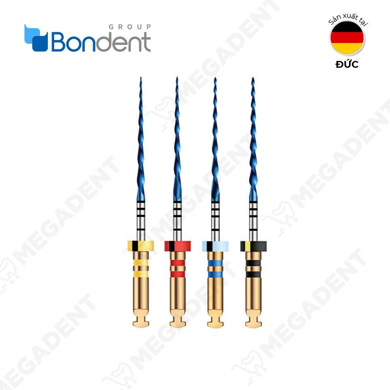 CC-One Reciproc NiTi Blue Ass. 25mm (20/07, 25/08, 30/08, 40/06) - Trâm máy Reciproc - Vỉ 4 cái