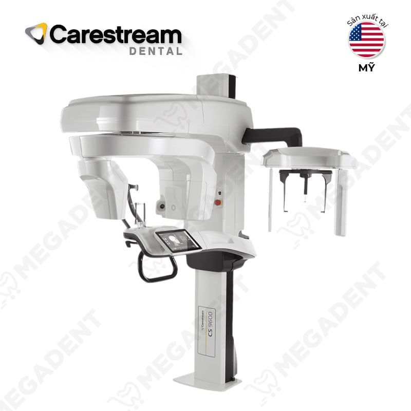 CS 9600 Panoramic + 3D (12x10 cm) - Máy chụp X-Quang răng và phụ kiện CS9600 - Bộ