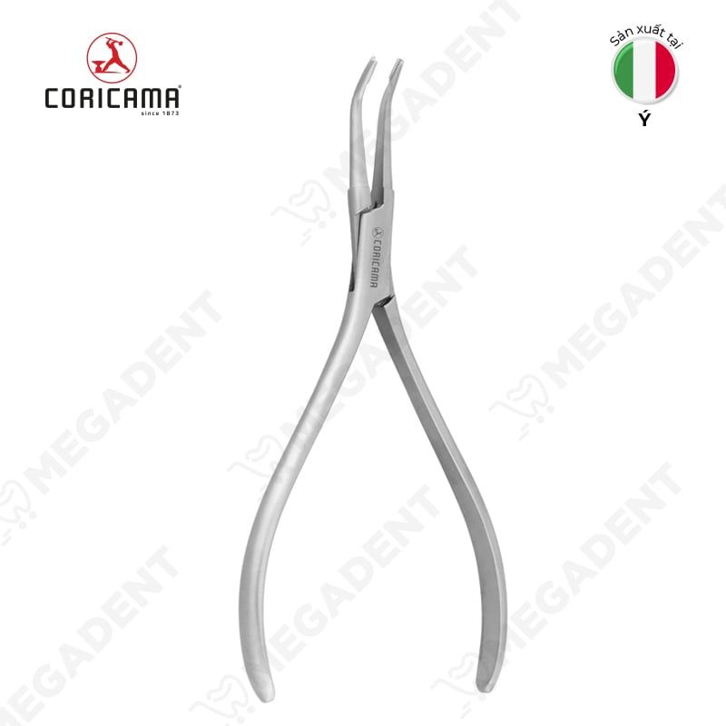 Forcep in holder curved - Kẹp gắp đầu cong - Cái