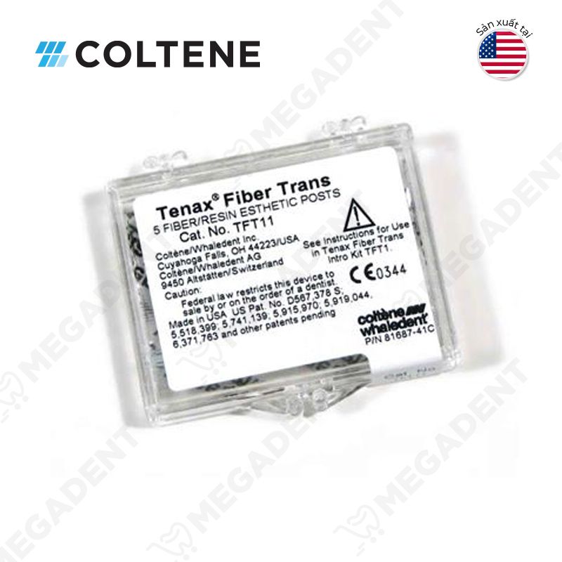 Fiber Trans Drill - Mũi khoan chốt sợi - Hộp 3 mũi