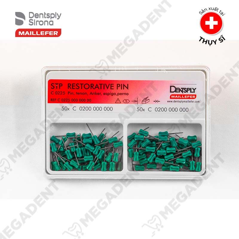 Pins Titanium Stp - Bộ pin ngà - Hộp 100 cái