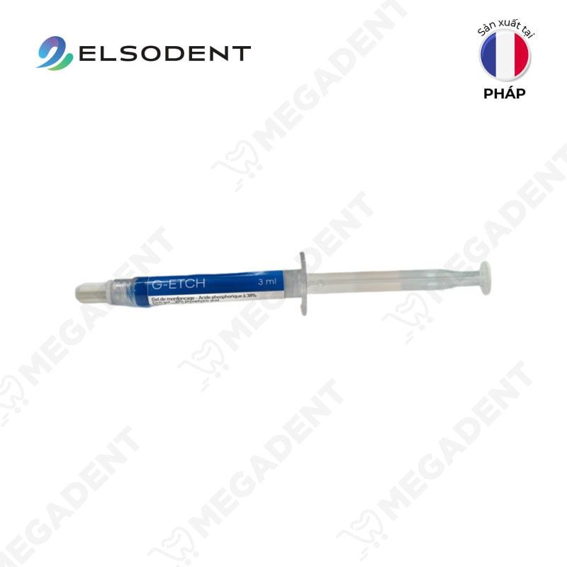 G-ETCH, 38% phosphoric acid etching gel - Axit xói mòn dạng gel - Ống 3ml