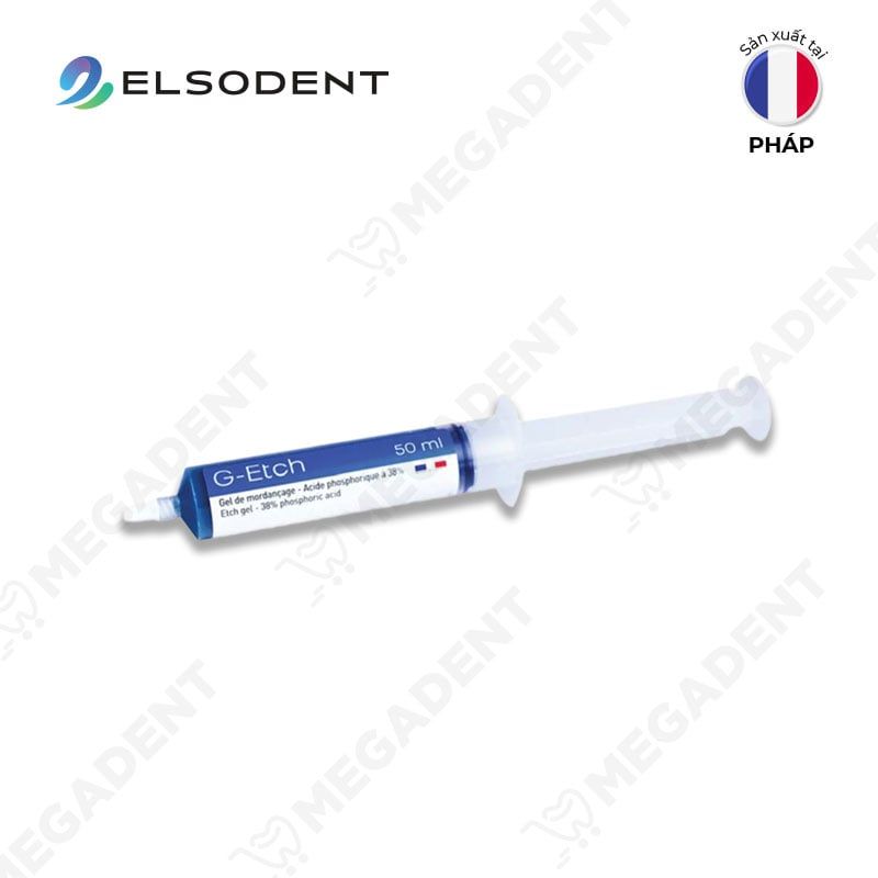 G-ETCH, 38% phosphoric acid etching gel - Axit xói mòn dạng gel - Ống 50ml
