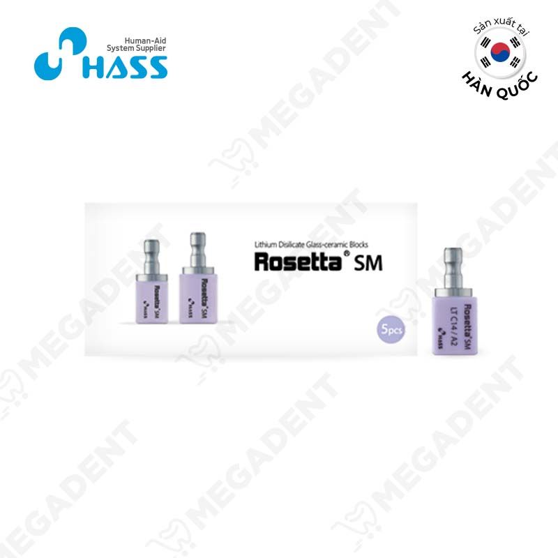 Rosetta SP LT - Sứ ép Lithium Disilicate Glass LT - Hộp/5 viên