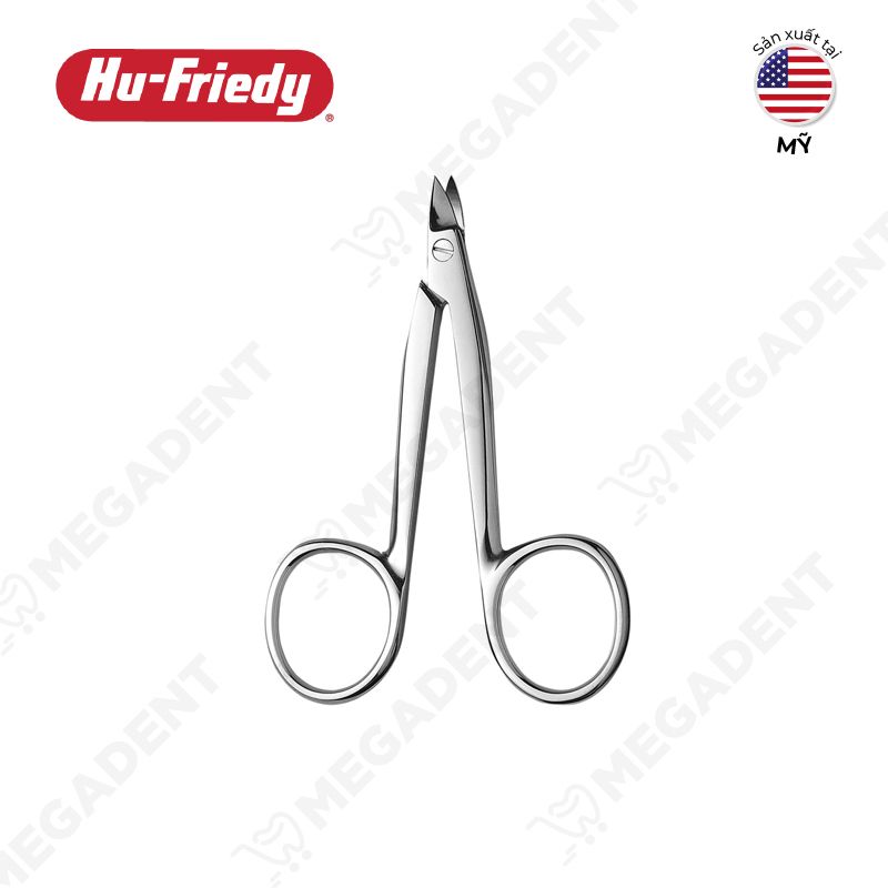 Crown & Gold Curved, Scissors, Pedo - Kéo cắt mão trẻ em - Túi 1 cái