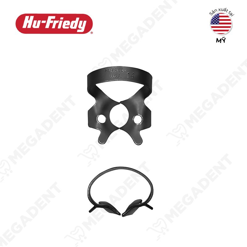 14 Rubber Dam Clamp - kẹp đê cao su - Túi 1 cái