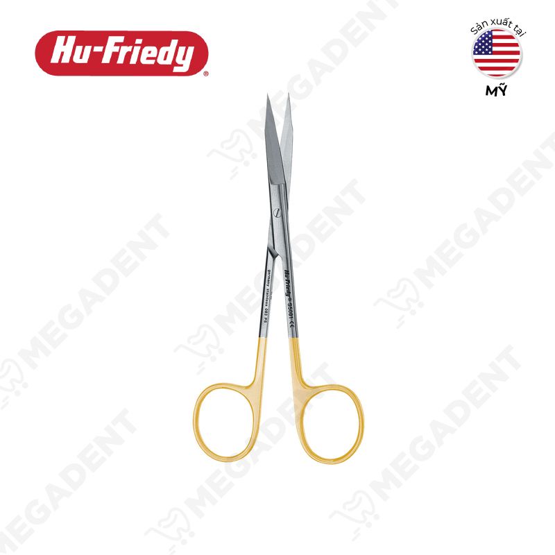 Goldman-Fox Curved Perma Sharp Scissors - Kéo bóc tách Goldman- Fox - Túi 1 cái