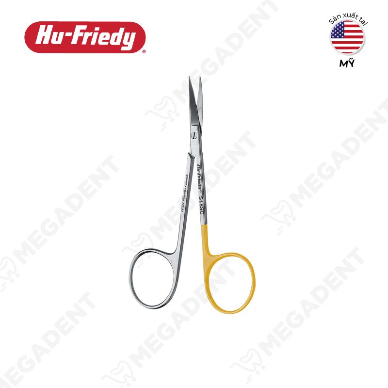 Iris super cut curved scissors- Kéo cắt chỉ/ cắt mô Iris- Túi 1 cái