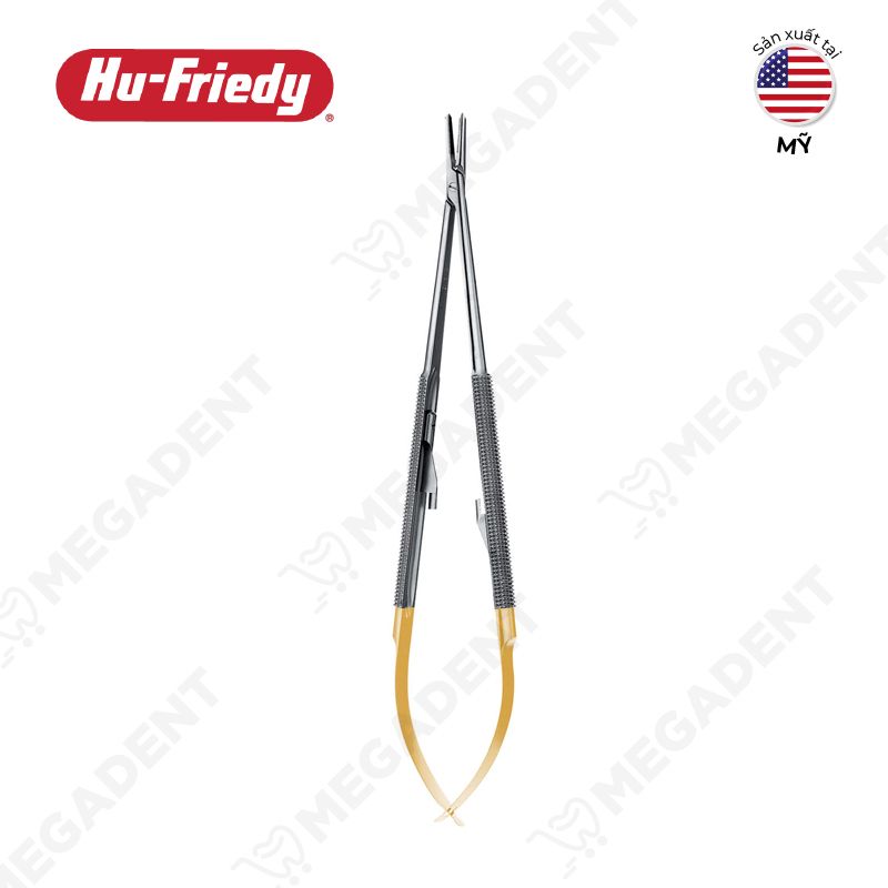Castroviejo Needle Holder, Round handle - Kẹp kim - Túi 1 cái