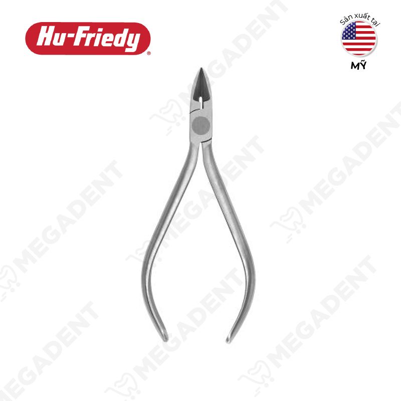 Micro-Mini Pin & Ligature Cutter, 15 Degree -Kềm cắt kẽm đầu siêu mỏng cong 15 độ - Túi 1 cái