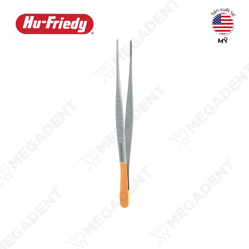 Khayat Tissue Plier - Kẹp mô cán vàng - Túi 1 cái