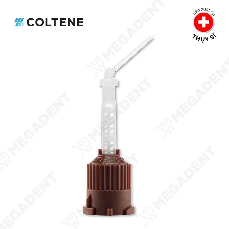Mixing Tip Brown Short s'fine - Đầu trộn paracore nâu - Bịch 40 cái