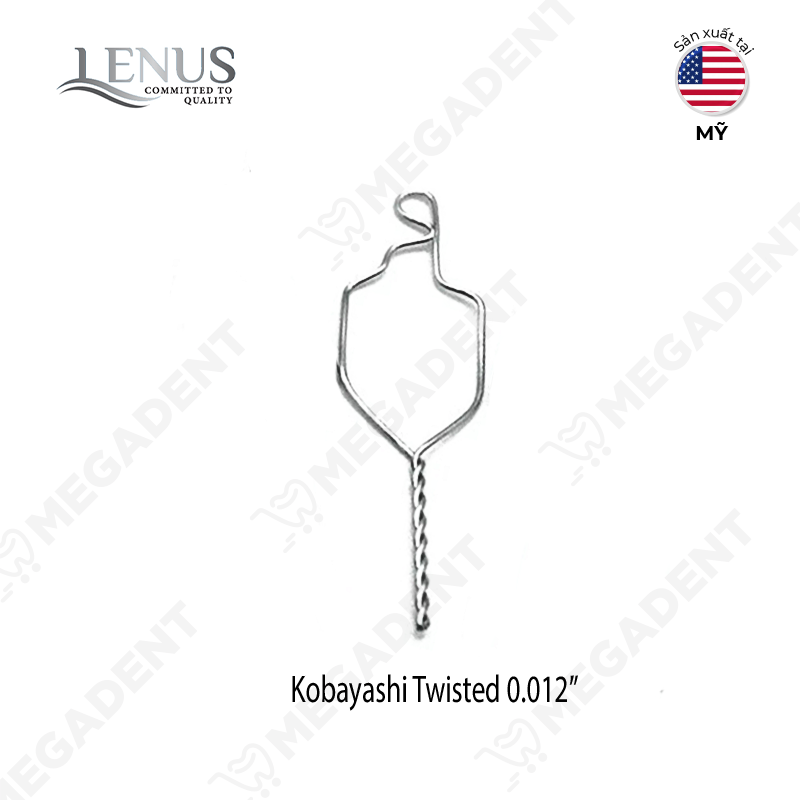 Flat Twisted Koby Ligature - Kẽm buộc Kobayashi - Hộp 100 dây