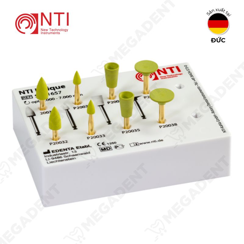 Unique 1 Step, Composite Polishers Kit - Bộ mũi đánh bóng ướt cho composite - Bộ 8 mũi