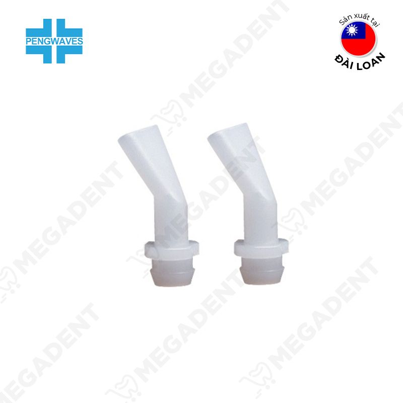 Oral tip white - Đầu bơm cao su khớp cắn - Cái