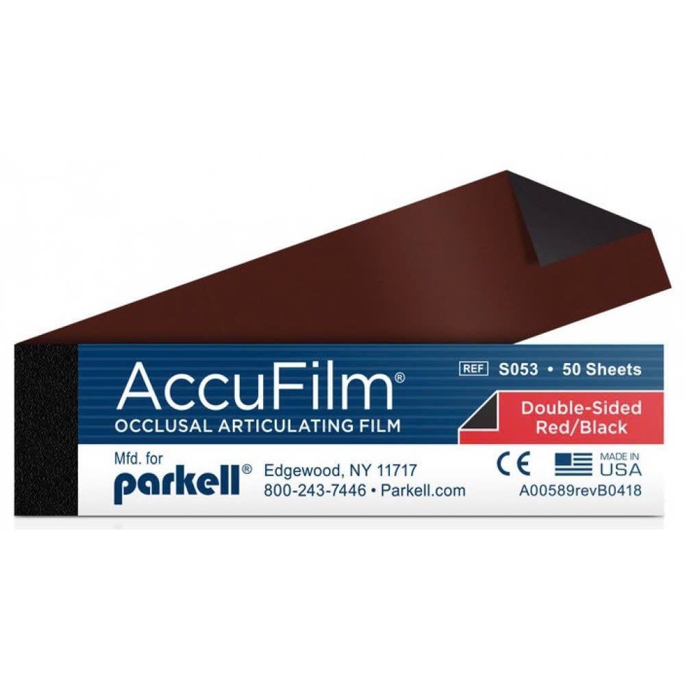Accufilm II Booklet Red/Black - GIẤY CẮN 2 MẶT - Tép