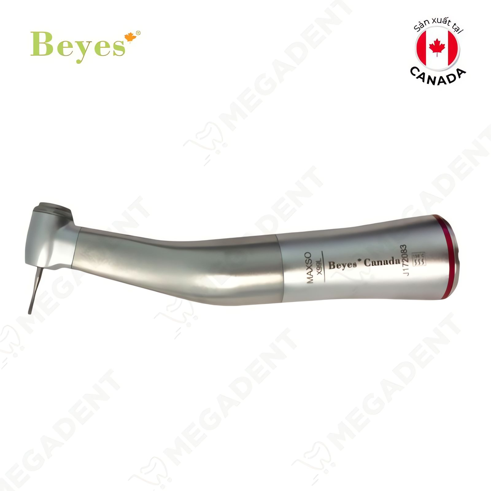 X99L, Contra angle 1:5 Quattro spray, Fiber Optic, push button, FG Burs - Tay khoan điện tốc độ nhanh X99L - 1 Cái