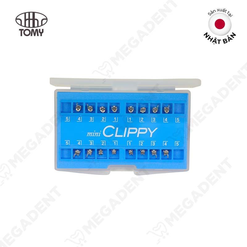 MiniClippy up 4-4/ lw 4-4 - Bộ mắc cài kim loại tự buộc - Bộ 16 cái