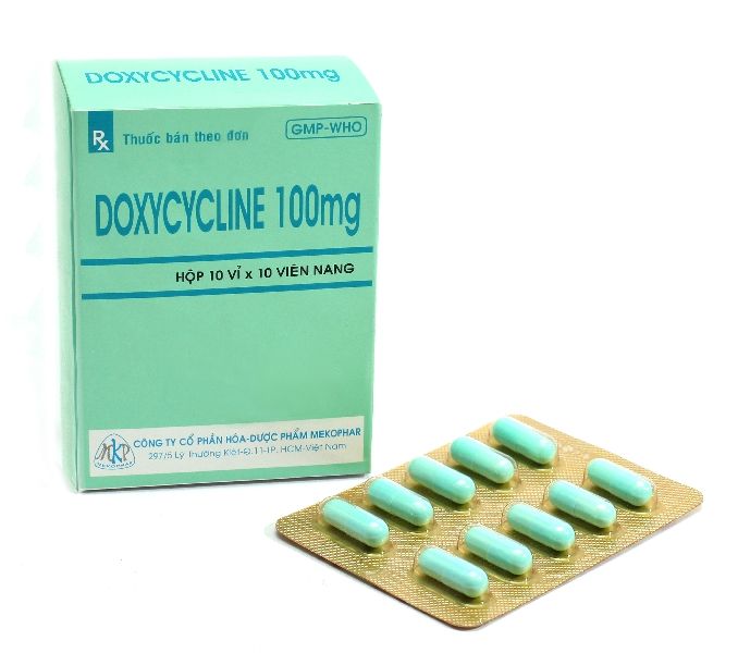 Doxycycline 100mg MEKOPHAR (Hộp 100 viên)