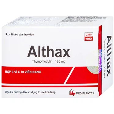  Thuốc Althax 120mg Mediplantex hỗ trợ điều trị viêm mũi dị ứng, nhiễm khuẩn hô hấp (3 vỉ x 10 viên) 