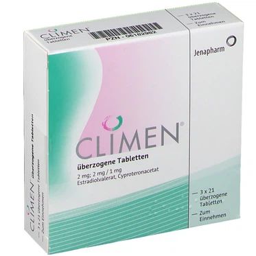 Thuốc Climen Bayer điều trị các rối loạn của thời kỳ mãn kinh (1 vỉ x 21 viên) 
