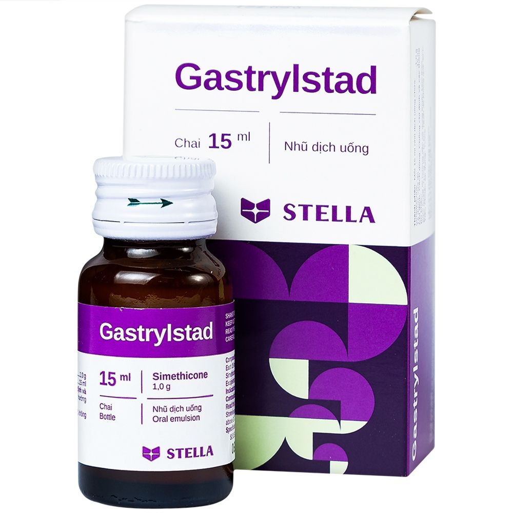 Nhũ dịch uống Gastrylstad Stella điều trị khó tiêu, trào ngược dạ dày, thực quản (15ml)