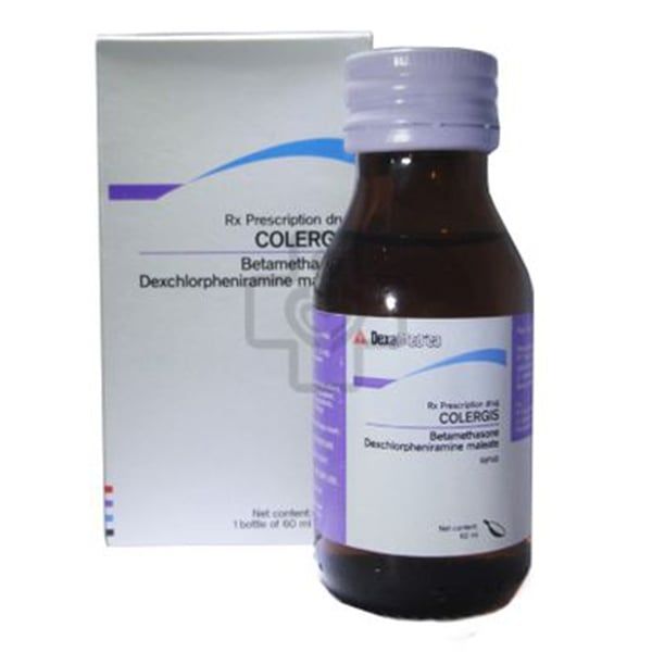 Siro Colergis Dapharco điều trị tình trạng dị ứng cần điều trị bằng corticosteroid (60ml)