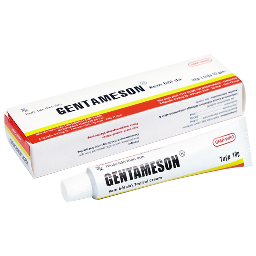 Kem bôi da Gentameson Medipharco điều trị tổn thương viêm ngoài da (10g)