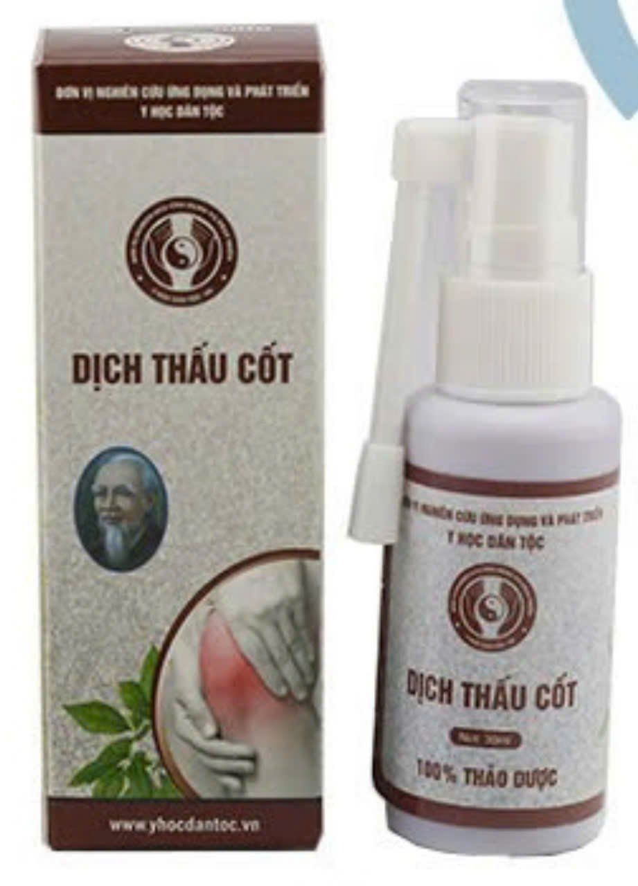 Dịch Thấu Cốt - Chai xịt hỗ trợ xoa bóp giảm đau xương khớp