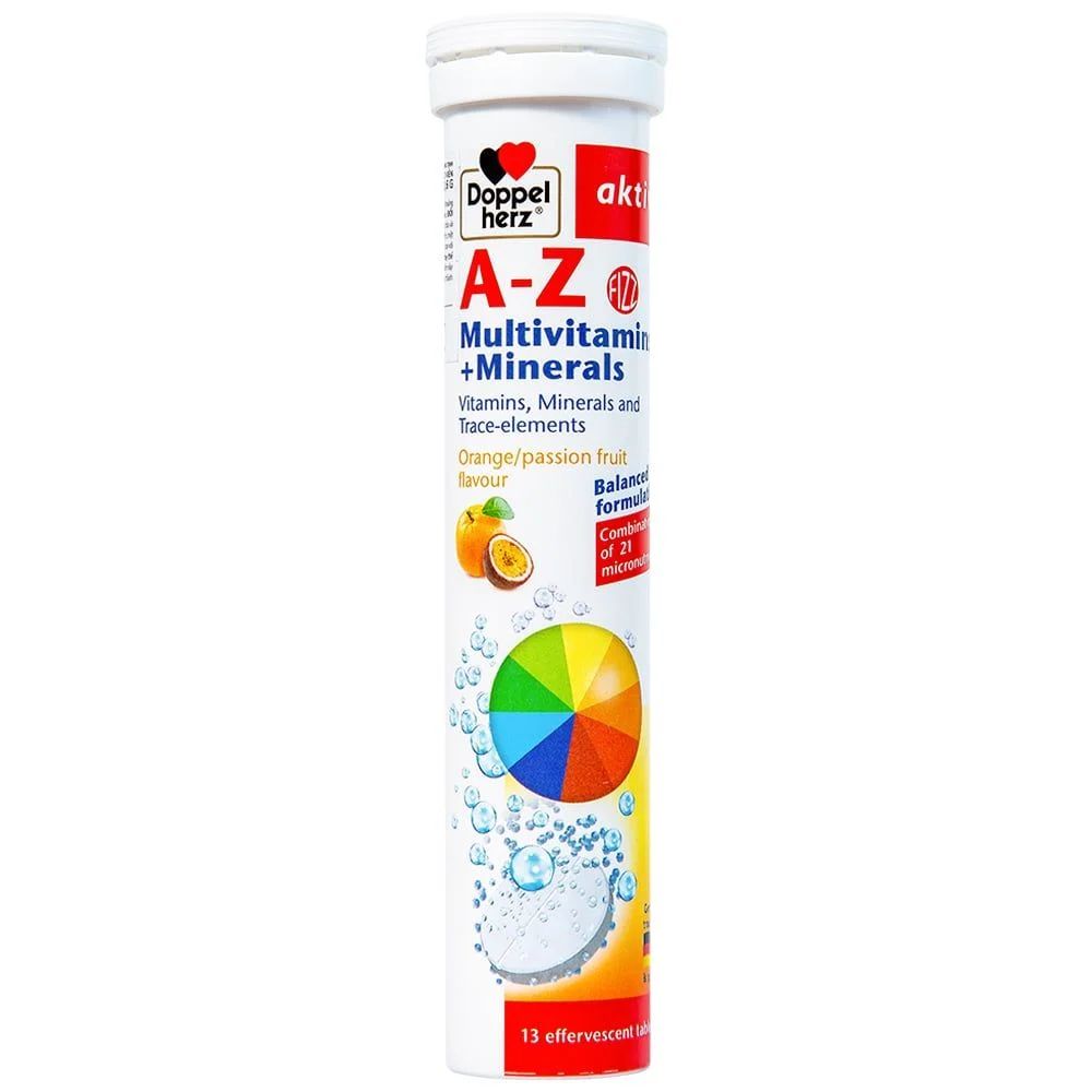 AZ Fizz - Viên Sủi Hỗ Trợ Tăng Cường Hệ Miễn Dịch & Bảo Vệ Cơ Thể ( Hộp 13 viên )