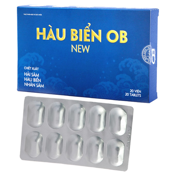 Hàu Biển OB New Hỗ Trợ Phục Hồi Chức Năng Thận & Đẩy Lùi Yếu Sinh Lý Nam Hộp 20 Viên