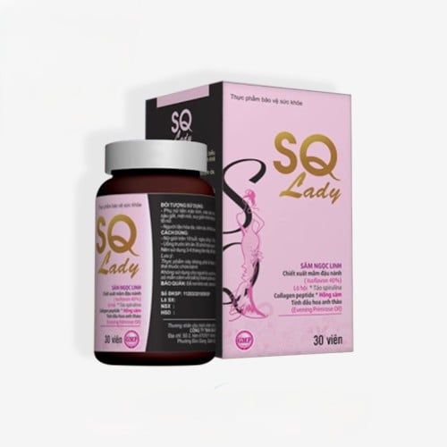 SQ Lady - Viên Uống Hỗ Trợ Làm Chậm Lão Hoá & Điều Hoà Kinh Nguyệt Nữ