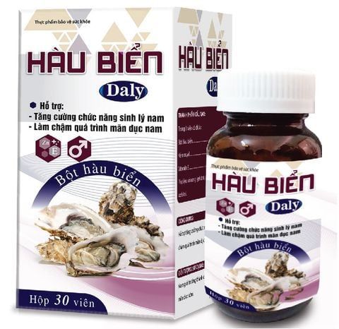 Hàu Biển Daly Hỗ Trợ Chống Xuất Tinh Sớm & Tăng Cường Sinh Lý Nam Hộp 30 Viên