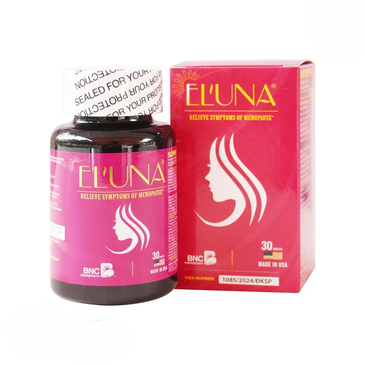 Viên Cân Bằng Nội Tiết Tố Eluna - Giảm Khô Rát Âm Đạo, Tăng Ham Muốn, Chống Lão Hóa