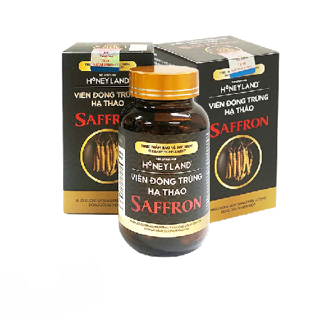 Viên Đông Trùng Hạ Thảo Saffron Honey Land - Sản Phẩm Hỗ Trợ Tăng Cường Sinh Lý Nam Nữ & Duy Trì Thể Trạng Khoẻ Mạnh