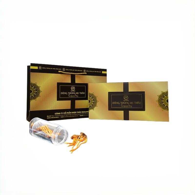 Đông Trùng Hạ Thảo Cordyceps King - Hỗ Trợ Ngừa Ung Thư & Nâng Cao Sức Khoẻ(Hộp 24 lọ, 1g/lọ)