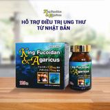  KING FUCOIDAN & AGARICUS viên uống Tpbvsk  - Tăng Hệ Miễn Dịch, Đẩy Lùi Ung Thư, Chuẩn Nhật Bản, Hộp/120 Viên 