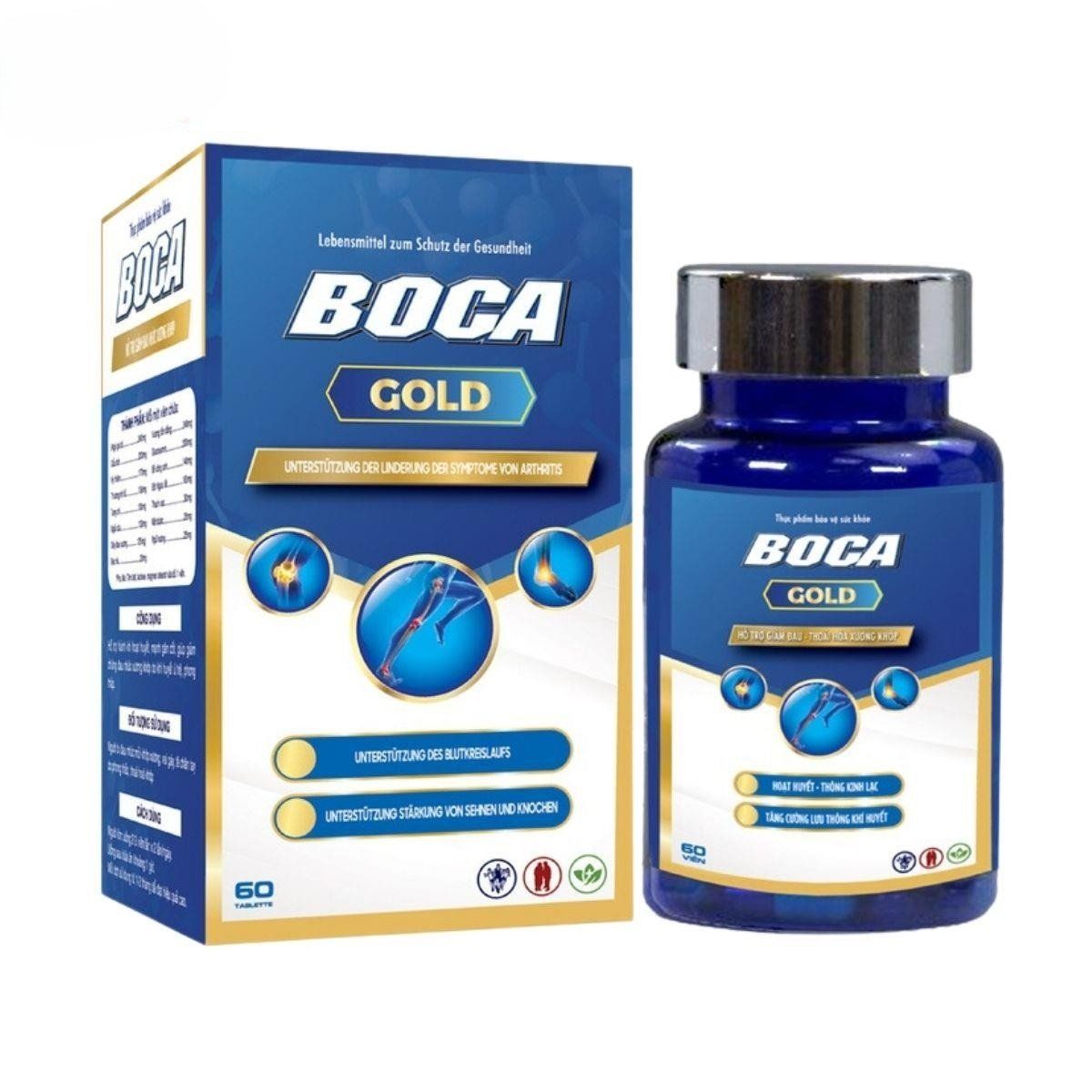 Boca Gold – Viên Uống Hỗ Trợ Mạnh Gân Cốt