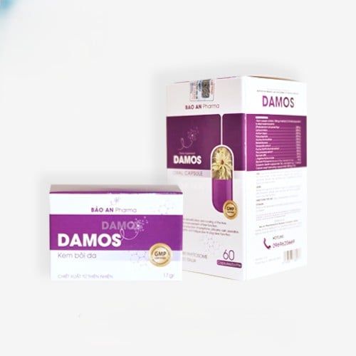 Bộ Sản Phẩm Damos Hỗ Trợ Cải Thiện Các Bệnh Lý Viêm Nhiễm Ngoài Da