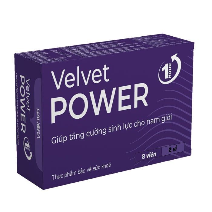 Velvet Power - Viên Uống Hỗ Trợ Bổ Thận Tráng Dương Chống Xuất Tinh Sớm