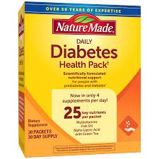 Nature Made Diabetes Health Pack - Viên Bổ Sung Vitamin Cho Người Tiểu Đường