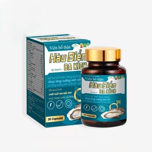 Viên Bổ Thận Hàu Biển Ba Kích - Viên Uống Hỗ Trợ Tăng Cường Sinh Lực & Cải Thiện Sức Khoẻ Thận