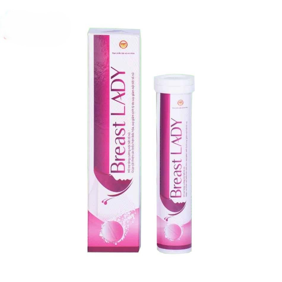 Breast Lady - Viên Sủi Hỗ Trợ Tăng Kích Thước Vòng 1 Cho Nữ Giới