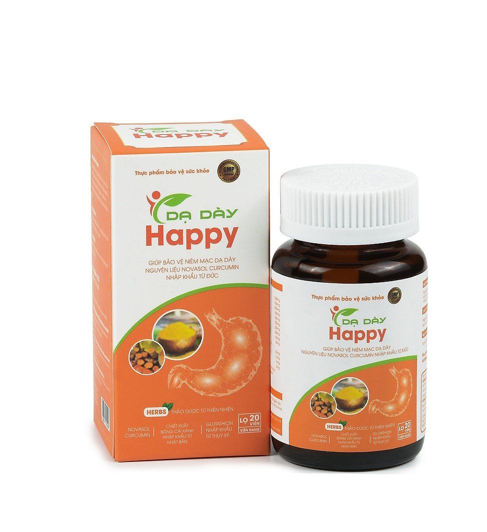 Dạ Dày Happy - Viên Uống Hỗ Trợ Điều Trị Đau Dạ Dày & Tá Tràng