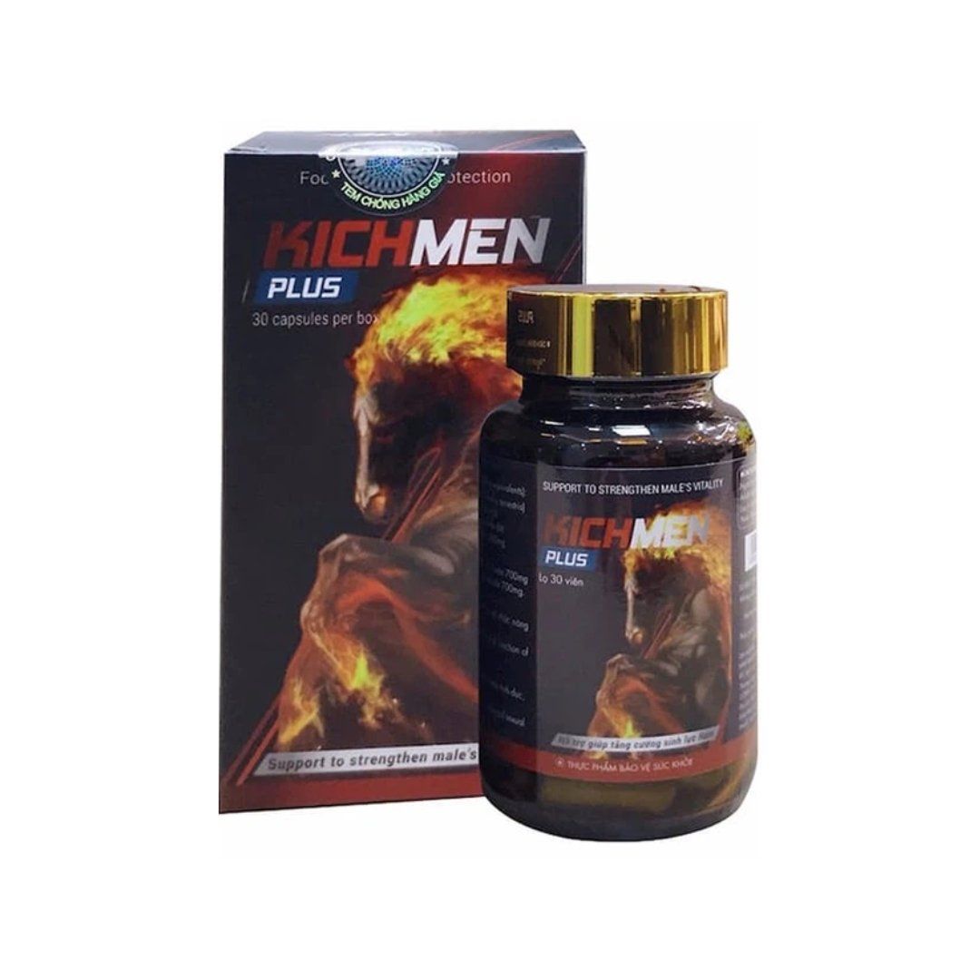 Kichmen Plus Hỗ Trợ Cải Thiện Sinh Lý Nam Hộp 30 Viên