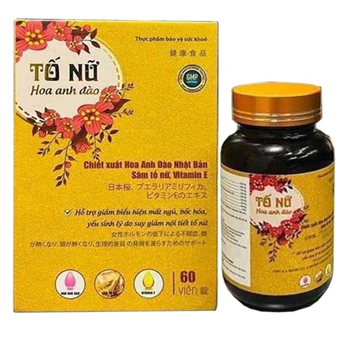Tố Nữ Hoa Anh Đào - Viên Uống Hỗ Trợ Cân Bằng Nội Tiết Tố Nữ